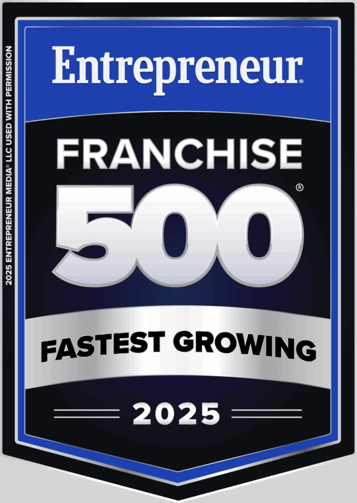 Franchise 500 2025 Fastest Growing Company badge - Best Option Restoration