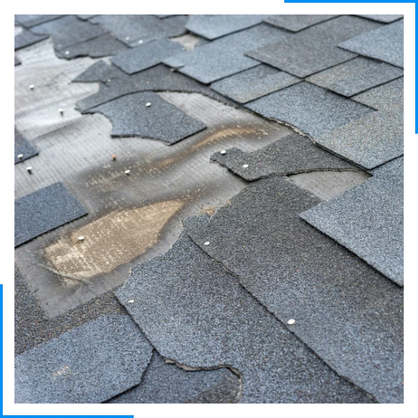 Storm damage restoration team assessing structural damage Northwest Arkansas